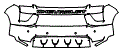 2022 Chevrolet Silverado HD 3500 WT Bumper and Grille Kit