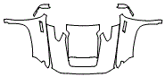 2022 Chevrolet Silverado HD 2500 LT Full Hood, Fender and Mirror Kit