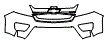 2015 Chevrolet Colorado Z71 Grille and Bumper Kit - PPF