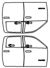 2024 RAM 3500 Door Kit - PPF