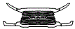 2022 RAM 3500 Big Horn Grille Kit - PPF