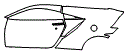 2020 Acura NSX Rear Fender and Door Kit - PPF