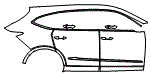 2022 Acura MDX Door and Rear Fender Kit - PPF
