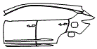 2023 Acura RDX Technology Door and Rear Fender Kit - PPF