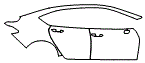 2022 Acura TLX Door and Rear Fender Kit - PPF
