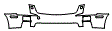2006 Cadillac STS Upper Bumper Kit - PPF
