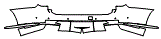 2024 Cadillac Escalade Standard Wheel Base Luxury Rear Bumper Kit - PPF