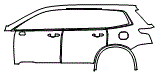 2024 Cadillac XT6 Door and Rear Fender Kit - PPF