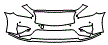 2016 Infiniti Q70 Bumper