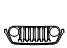 2023 Jeep Wrangler 2 Door Willys Sport Grille Kit - PPF