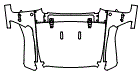 2022 Jeep Wrangler 2 Door Willys Full Hood and Fender Kit - PPF
