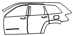 2019 Jeep Grand Cherokee SRT Rear Fender and Door Kit
