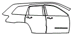 2019 Jeep Grand Cherokee Rear Fender and Door Kit - PPF