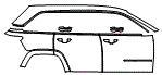 2022 Jeep Grand Cherokee Door and Rear Fender Kit - PPF