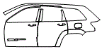 2021 Jeep Grand Cherokee Rear Fender and Door Kit - PPF