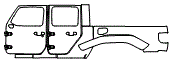 2023 Jeep Gladiator Door and Rear Fender Kit - PPF