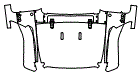 2022 Jeep Gladiator Full Hood and Fender Kit - PPF