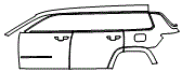 2025 Jeep Grand Cherokee L Door and Rear Fender Kit - PPF