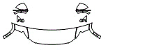 2022 Jeep Grand Wagoneer Obsidian Mirror, Hood and Fender Kit