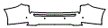 2022 Lexus RX 450h Rear Bumper Kit - PPF