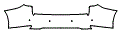2021 Lexus RX F Sport Rear Bumper Kit - PPF