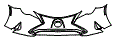 2019 Lexus RC F Sport Bumper Kit - PPF
