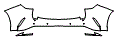 2024 Lexus NX Rear Bumper Kit - PPF