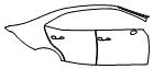 2016 Lexus IS 300 Door and Rear Fender Kit