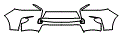 2014 Lexus RX 450h Base Bumper Kit