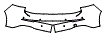 2023 Volkswagen Golf GTI (US) S Rear Bumper Kit - PPF