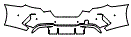 2022 BMW 8 Series Gran Coupe Rear Bumper Kit - PPF
