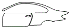 2007 BMW 328 Coupe Door and Rear Fender Kit