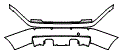 2006 BMW M3 Convertible Rear Bumper Kit