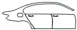 2018 BMW 7 Series (Canada) Li Door and Rear Fender Kit - PPF