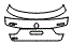 2016 BMW 335 Trunk Lid Kit
