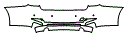 2014 BMW 335 Sedan Rear Bumper Kit - PPF