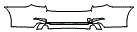 2019 BMW 5 Series Sedan Sport Line Design Rear Bumper Kit - PPF