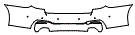 2019 BMW 5 Series Sedan Rear Bumper Kit - PPF