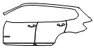 2015 BMW X3 Door and Rear Fender Kit - PPF