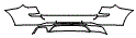 2017 BMW X3 xLine Rear Bumper Kit - PPF