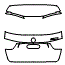 2017 BMW X3 Trunk Lid Kit - PPF