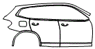 2019 BMW X3 Door and Rear Fender Kit - PPF
