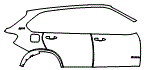 2018 BMW X5 eDrive Door and Rear Fender Kit - PPF
