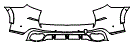 2022 BMW X5 xDrive45e M Sport Rear Bumper Kit - PPF
