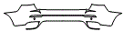 2012 BMW X6 Rear Bumper Kit - PPF