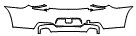 2016 BMW 6 Series Rear Bumper Kit - PPF