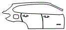 2016 BMW X1 Door and Rear Fender Kit