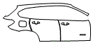 2019 BMW X1 Door and Rear Fender Kit - PPF