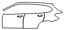 2021 BMW X1 Door and Rear Fender Kit - PPF