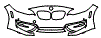 2021 BMW 2 Series Sport Line Design Bumper Kit - PPF